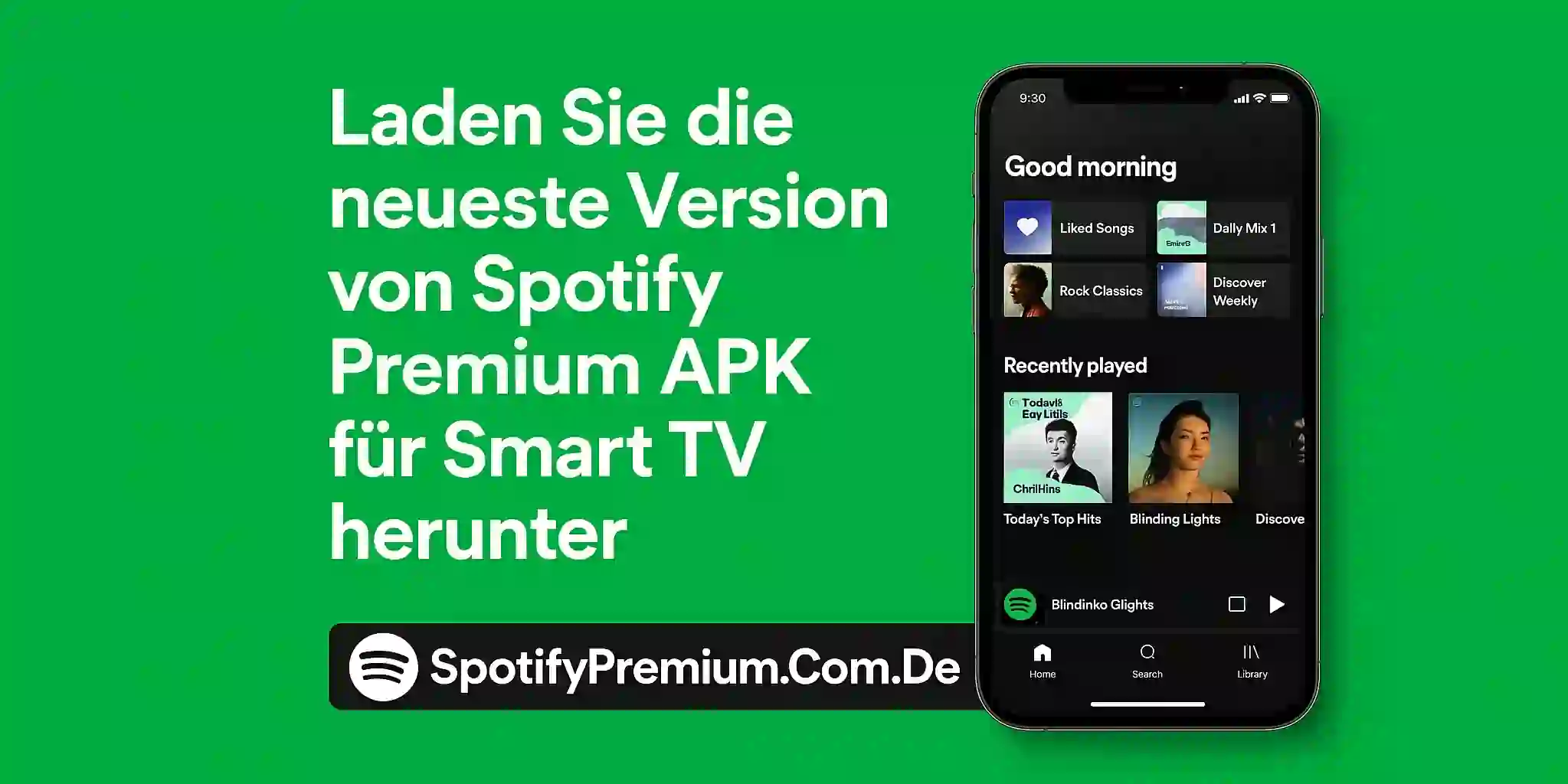 Laden Sie die neueste Version von Spotify Premium APK für Smart TV herunter